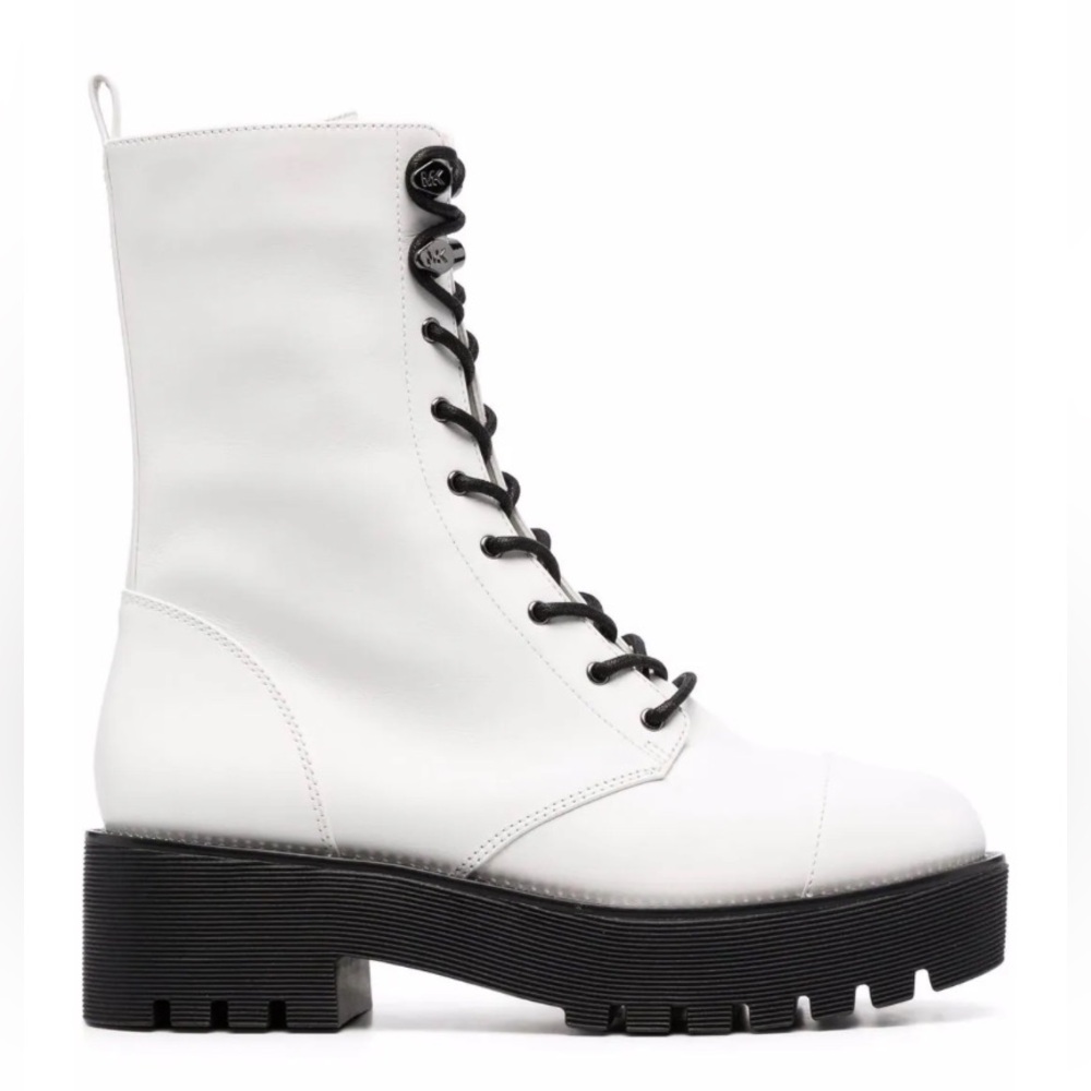 Reformation White Katya Combat Boot Size 7 - Picture 5 of 5